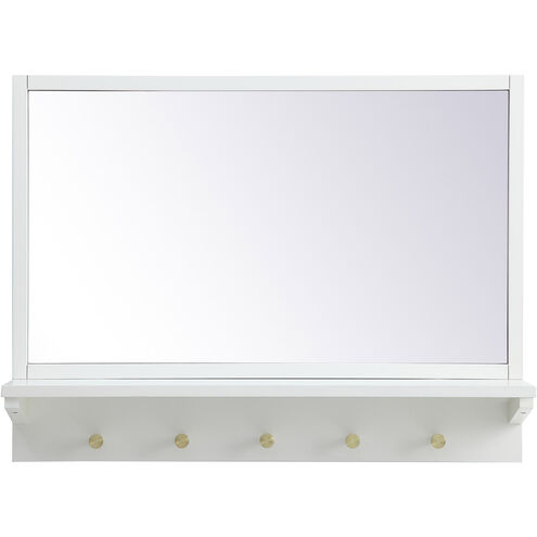 Elle 28 X 21 inch White Wall Mirror