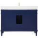 Bennett 48 X 21 X 35 inch Blue Vanity Sink Set