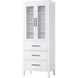 Millie White Bathroom Storage Cabinet