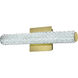 Bowen 1 Light 18 inch Satin Gold Wall Sconce Wall Light