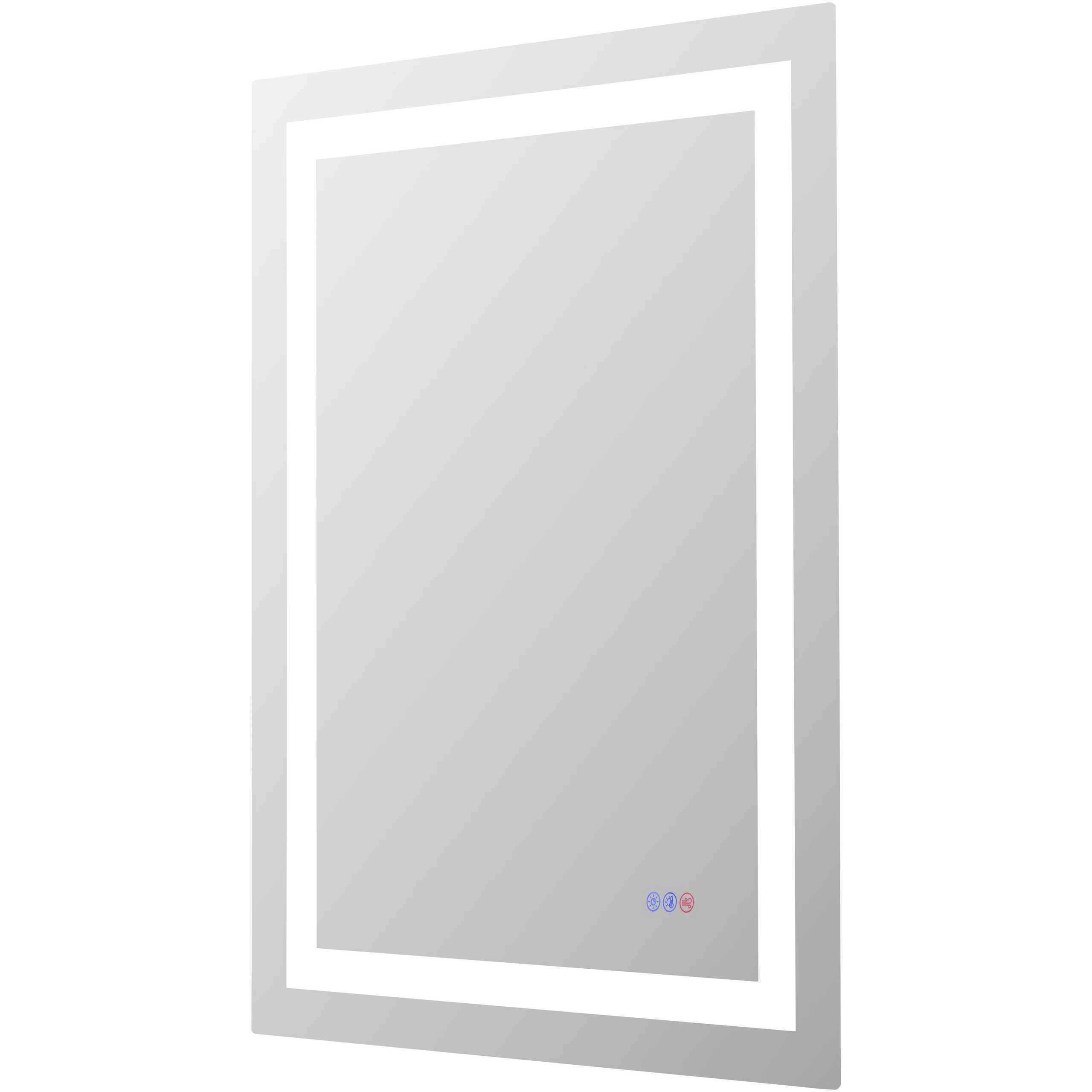Riven 36 X 27 inch White LED Mirror