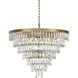 Josephine 25 Light 32 inch Satin Gold Chandelier Ceiling Light