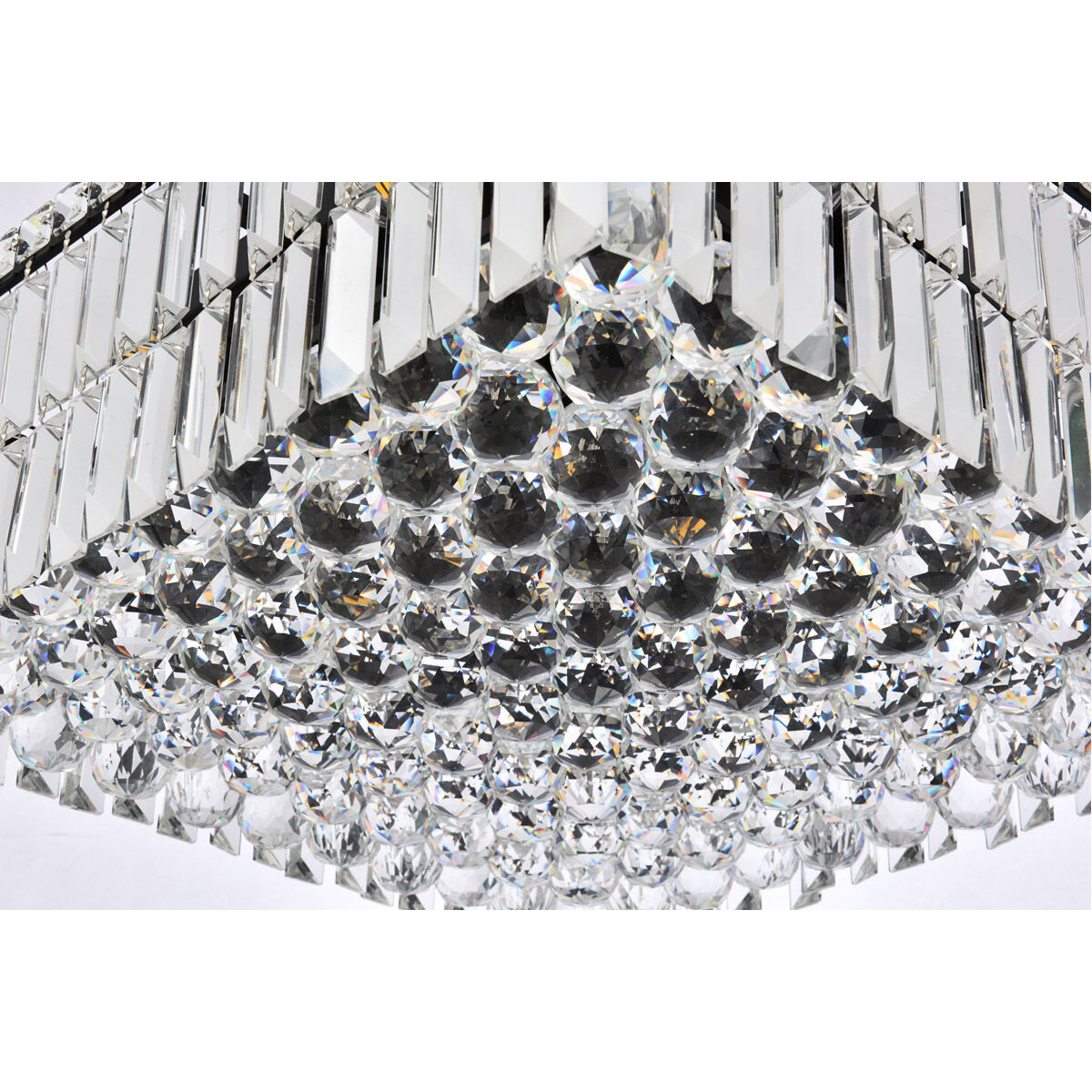 Maxime 12 Light 20 inch Black and Clear Chandelier Ceiling Light in Royal Cut