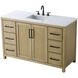 Alina 54 X 34 inch Linen Oak Bathroom Vanity Cabinet