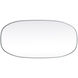 Brynn 48 X 24 inch Silver Mirror in 24 x 48