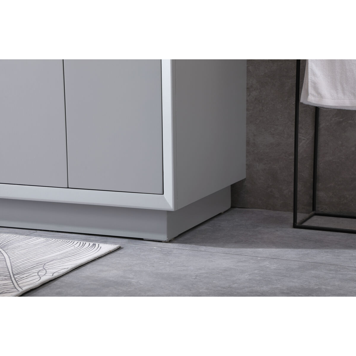 Hayes 60 X 22 X 35 inch Grey Vanity Sink Set