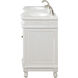 Windsor 60 X 22 X 36 inch Antique White Vanity Sink Set