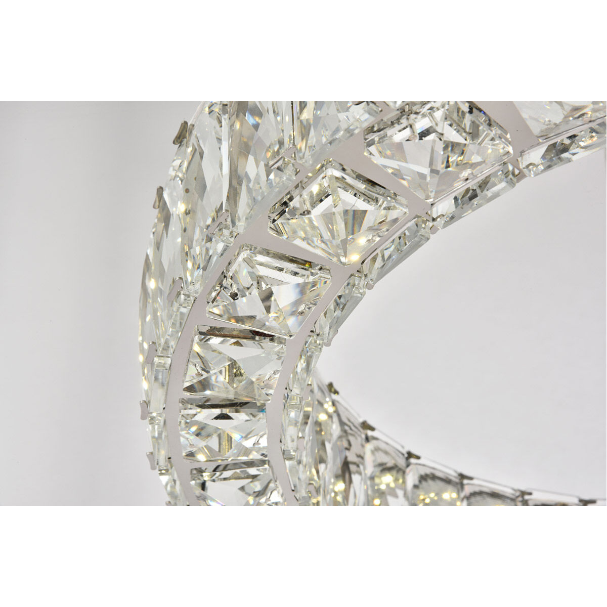 Monroe LED 18 inch Chrome Pendant Ceiling Light