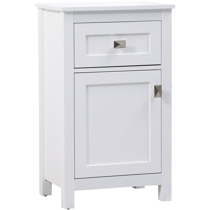 Adian White Bathroom Storage Cabinet