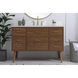 Boise 42 X 22 X 34 inch Walnut Brown Vanity Sink Set