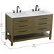 Karson 54 X 34 inch Chestnut Brown Bathroom Vanity Cabinet in 2