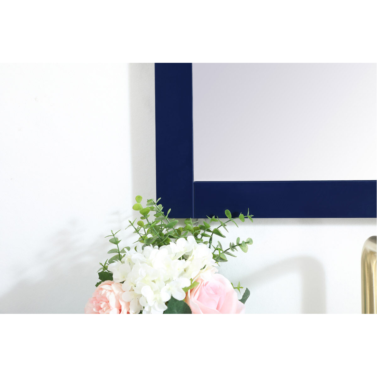 Cole 32 X 22 inch Blue Vanity Mirror