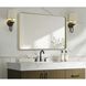 Remy 48 X 30 inch Brass Mirror