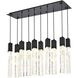 Aurora 10 Light 12 inch Black Pendant Ceiling Light