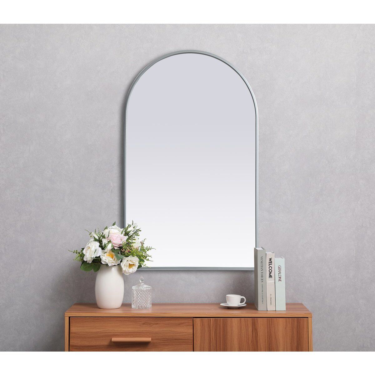 Ayra 36 X 22 inch Silver Mirror