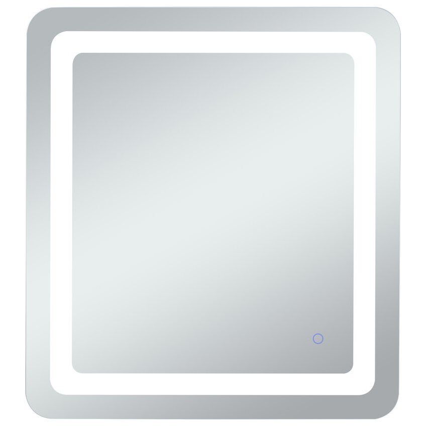 Genesis 30 X 24 inch Glossy White LED Mirror
