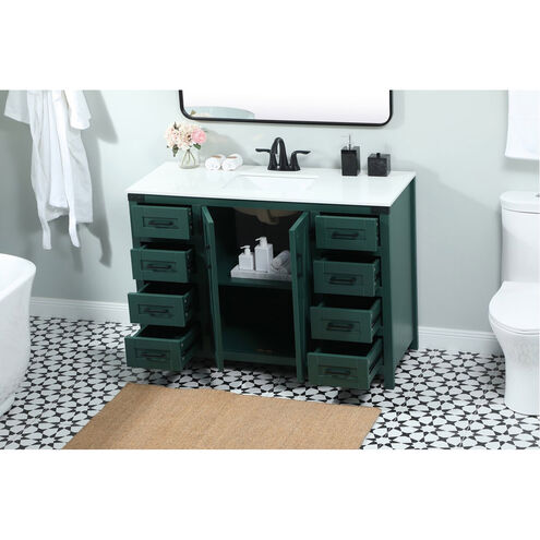 Grant 48 X 19 X 34 inch Green Vanity Sink Set