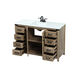Grant 48 X 19 X 34 inch Natural Oak Vanity Sink Set in Not Included