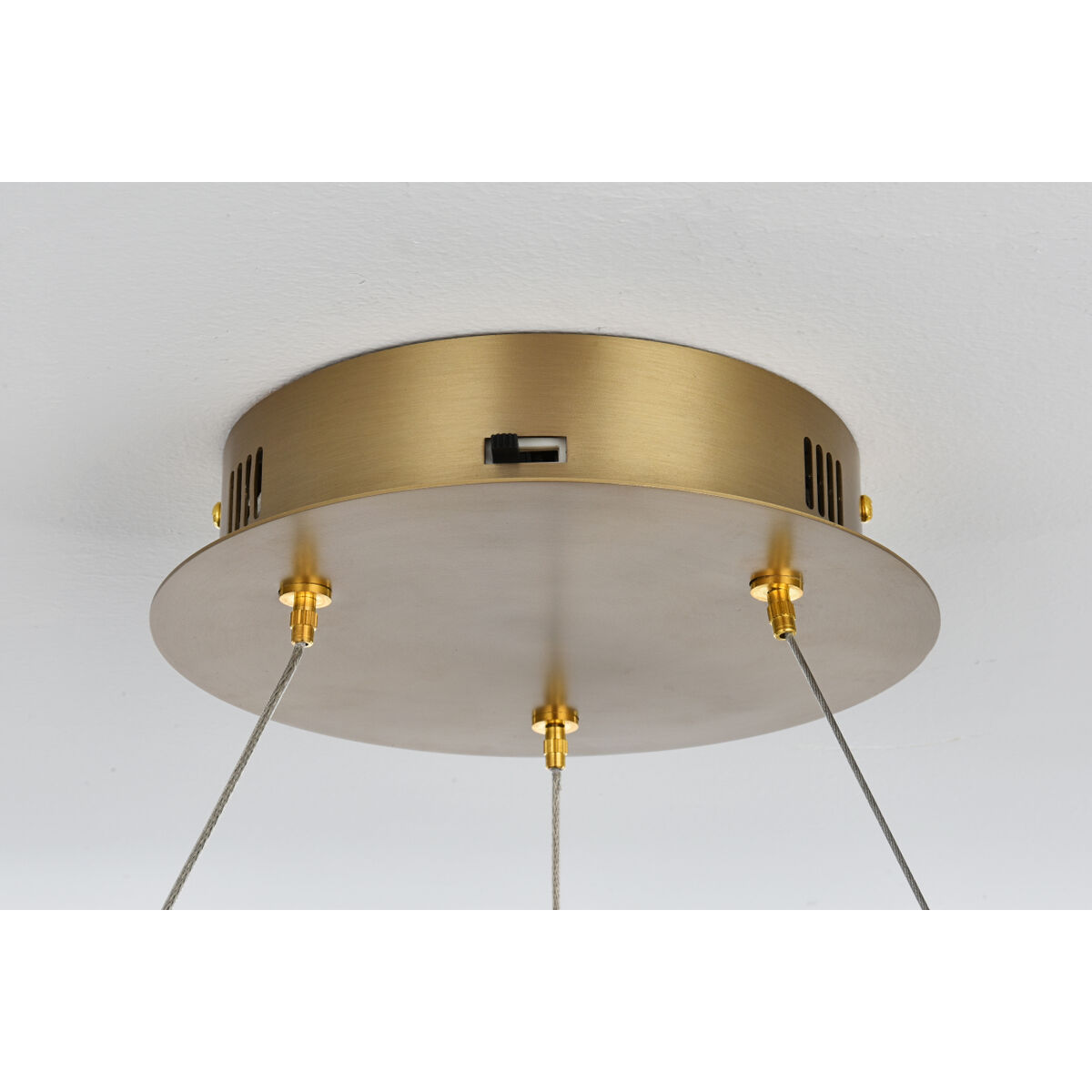 Linden 1 Light 22 inch Satin Gold Chandelier Ceiling Light