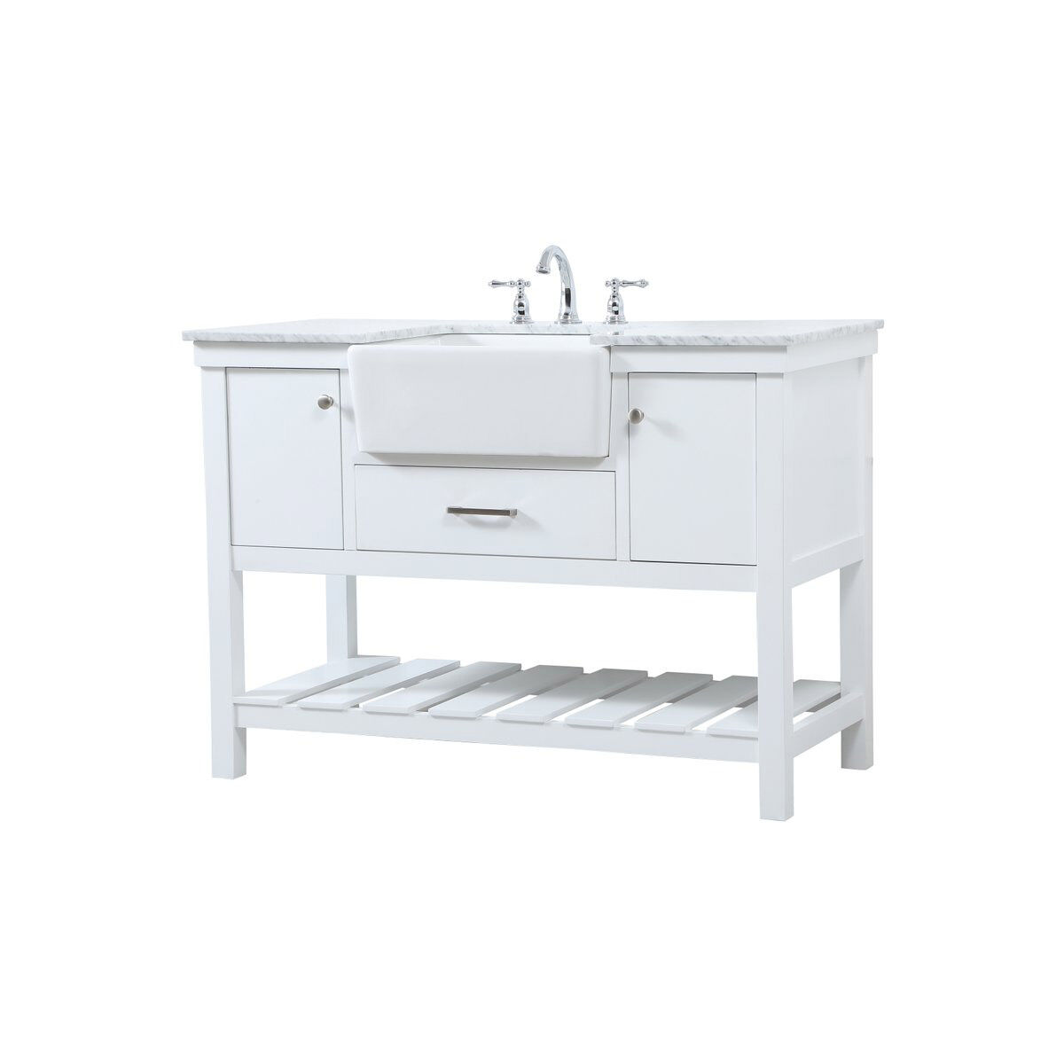 Clement 48 X 22 X 34 inch White Bathroom Vanity Cabinet