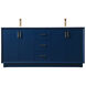 Hayes 72 X 22 X 35 inch Blue Vanity Sink Set