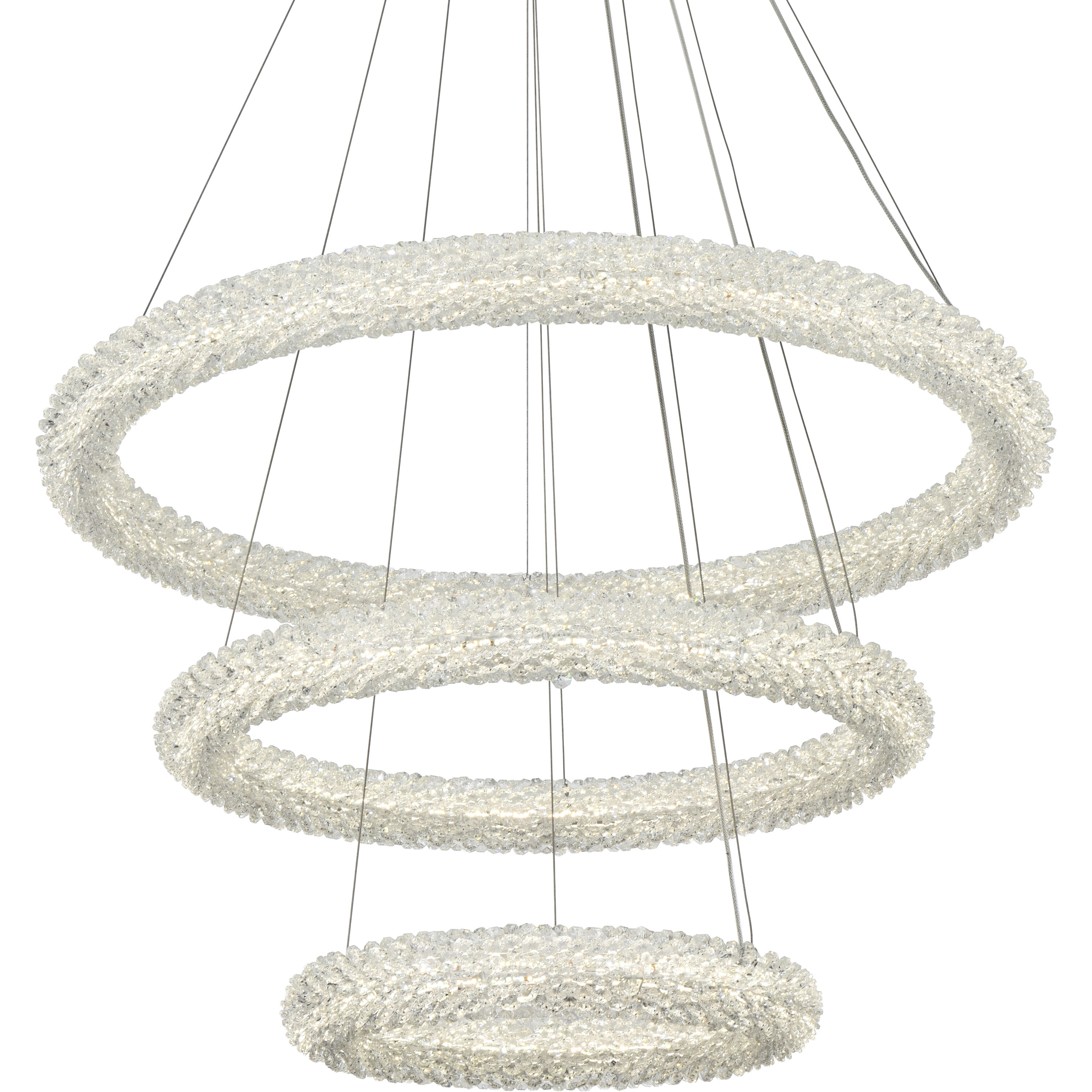 Bowen 3 Light 32 inch Chrome Chandelier Ceiling Light