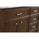 Americana 60 X 35 inch Teak with Carrara White Marble Vanity Set