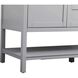 Heath 54 X 21.5 X 35 inch Grey Vanity Sink Set