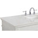 Lexington 48 X 21.5 X 35 inch Antique White Vanity Sink Set