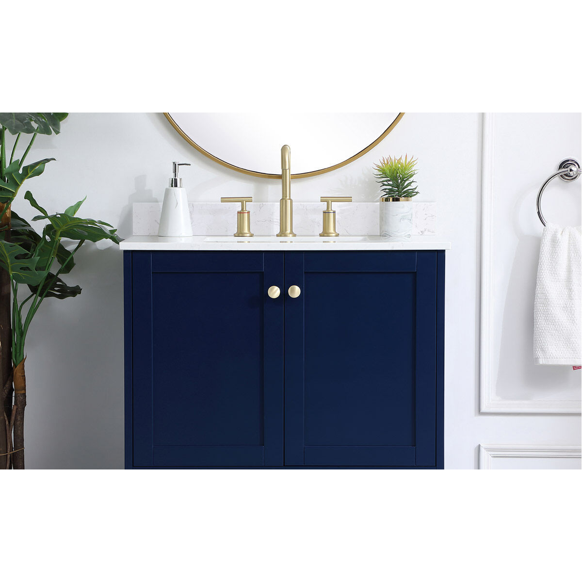 Backsplash 32 X 1 X 4 inch Calacatta White Bathroom Vanity Backsplash