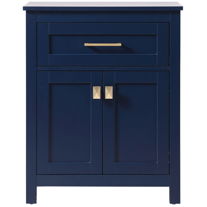 Adian Blue Bathroom Storage Cabinet