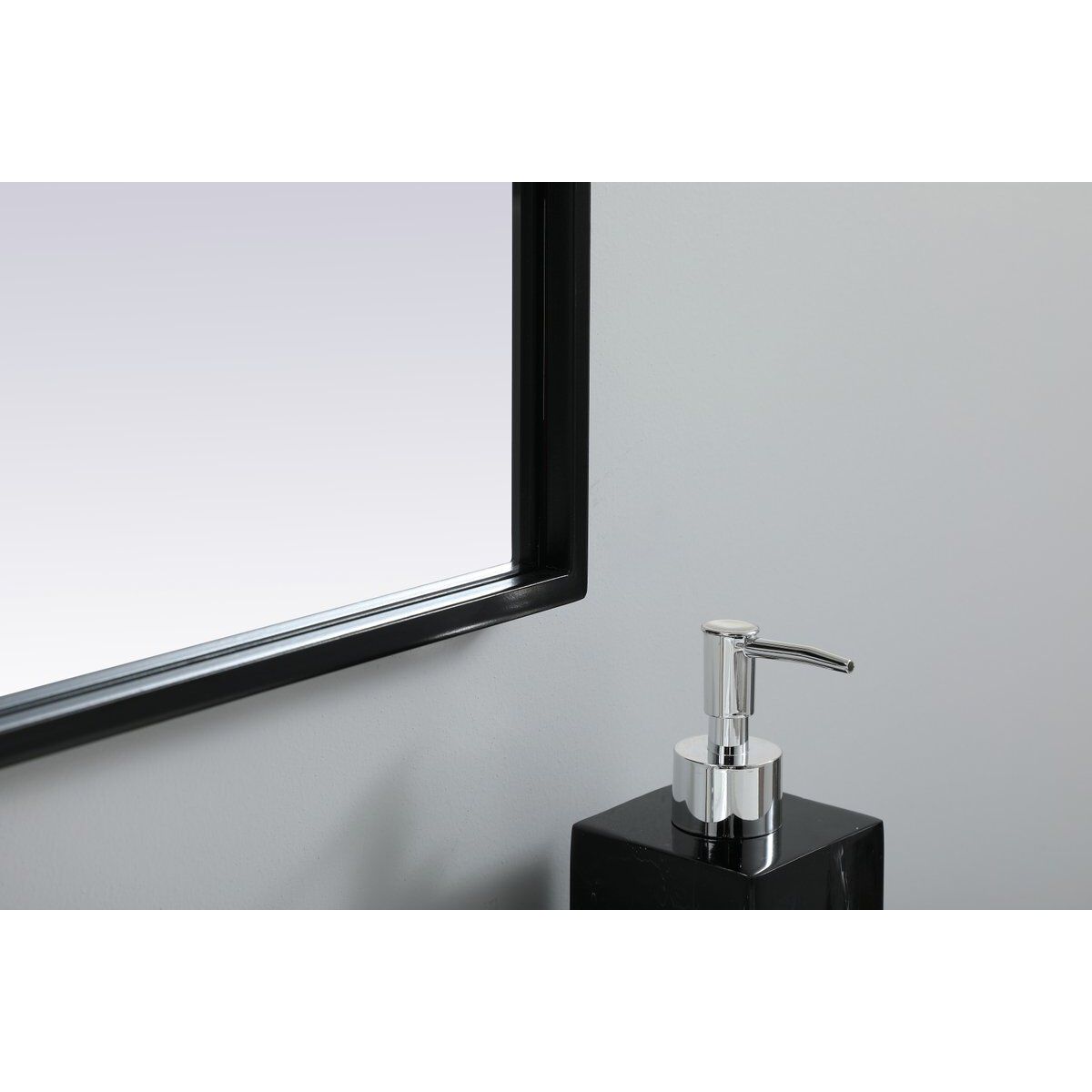 Ayra 30 X 22 inch Black Mirror