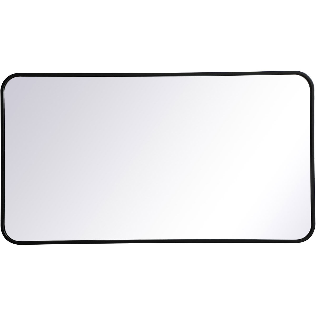 Evermore 40 X 22 inch Black Mirror