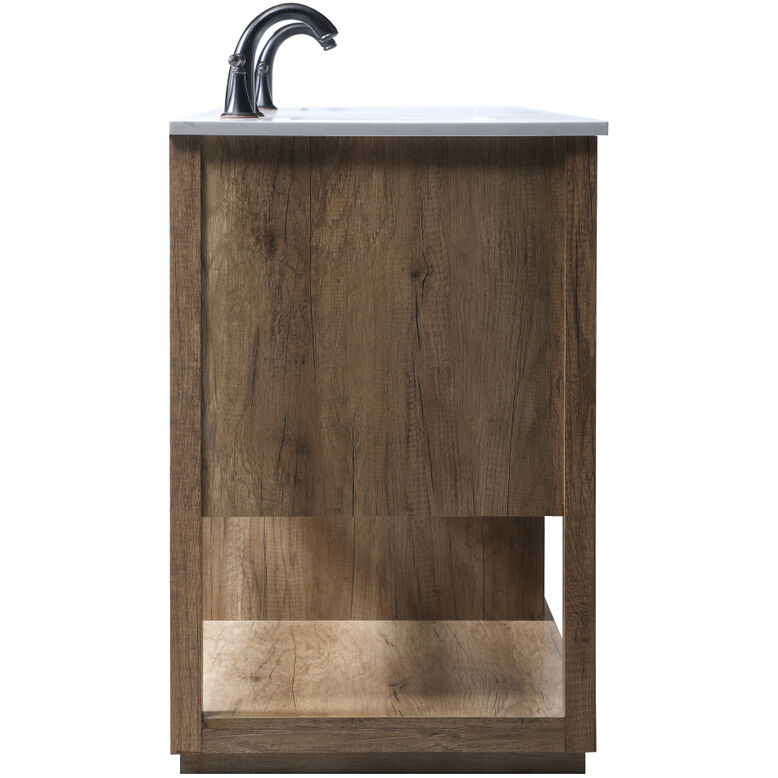 Larkin 72 X 22 X 34 inch Natural Oak Vanity Sink Set