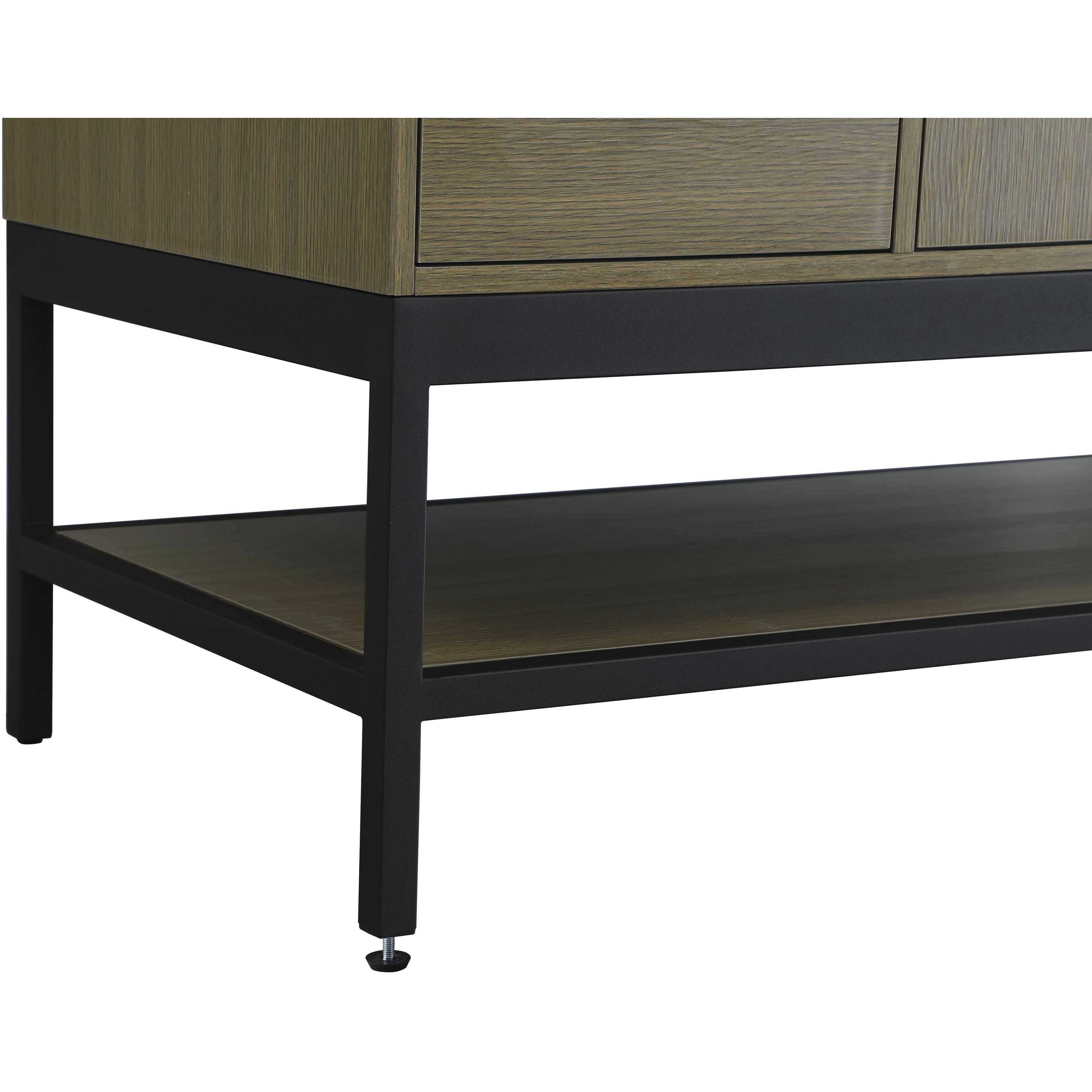 Lennox 60 X 34 inch Chestnut Brown Bathroom Vanity Cabinet