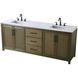 Alina 84 X 34 inch Hazel Oak Bathroom Vanity Cabinet