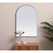 Ayra 36 X 24 inch Silver Mirror