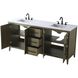 Millie 72 X 35 inch Chestnut Brown Bathroom Vanity Cabinet