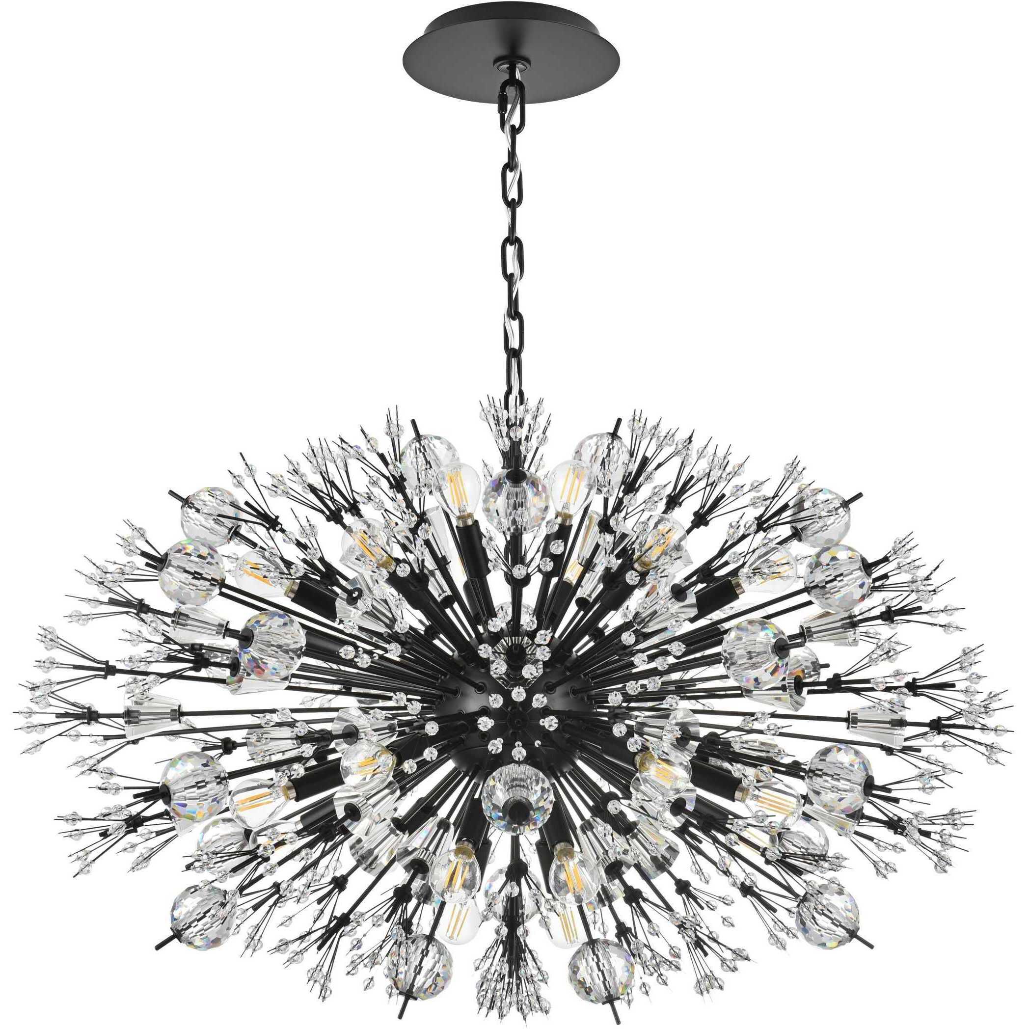 Vera 24 Light 23 inch Black Pendant Ceiling Light