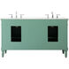 Lexington 60 X 22 X 35 inch Vintage Mint Vanity Sink Set