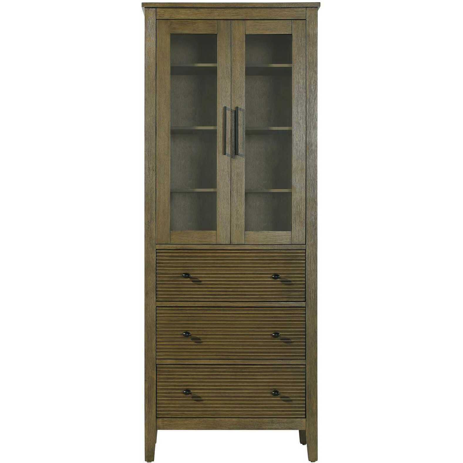 Blakely Hazel Oak Bathroom Storage Cabinet