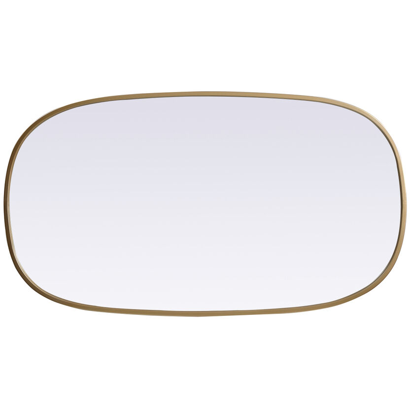 Brynn 36 X 20 inch Brass Mirror in 20 x 36