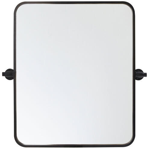 Everly 24 X 20 inch Black Mirror