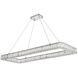 Monroe 1 Light 50 inch Chrome Pendant Ceiling Light