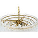 Emilia 6 Light 21 inch Satin Gold Pendant Ceiling Light
