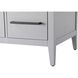 Millie 32 X 35 inch Grey Bathroom Vanity Cabinet