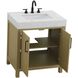Nathan 30 X 34 inch Honey Brown Bathroom Vanity Cabinet in Not Included