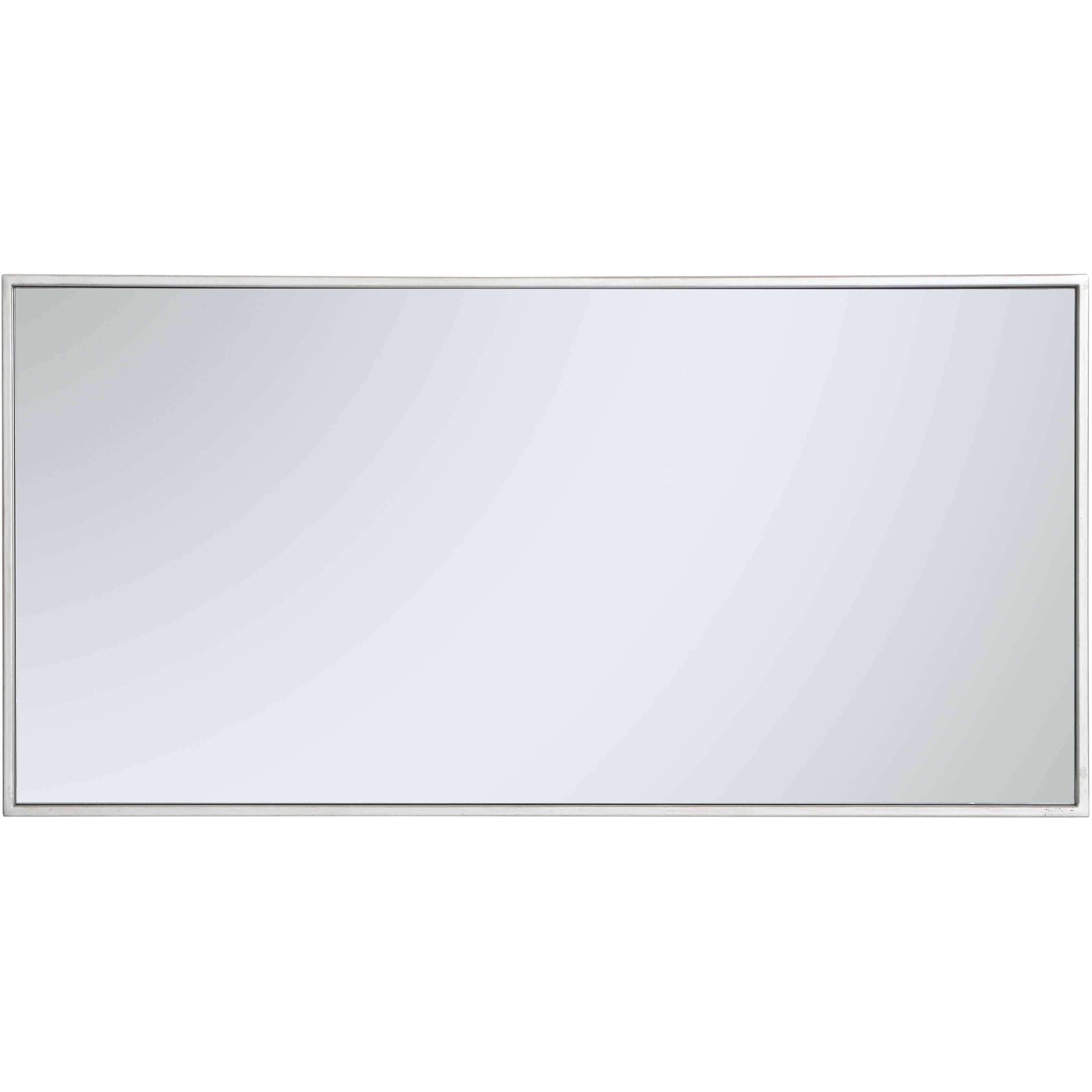 Monet 36 X 18 inch Silver Wall Mirror