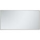 Monet 36 X 18 inch Silver Wall Mirror