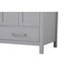 Irene 60 X 22 X 34 inch Gray Vanity Sink Set
